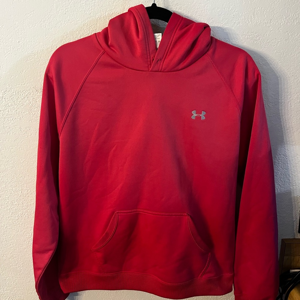 Women’s pink under armour sweatshirt